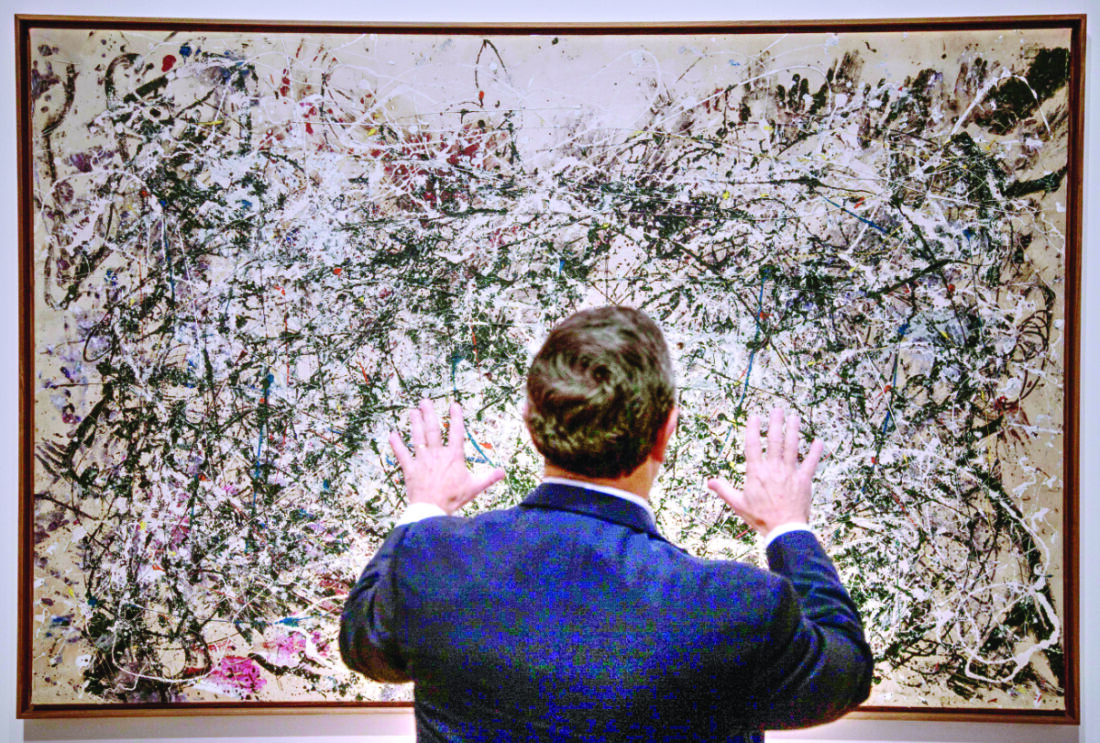 Researchers solve color mystery in iconic Jackson Pollock painting